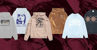 taylor swift eras tour merch official promotion showing sweatshirts