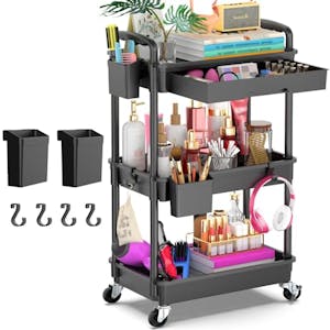 3-Tier Rolling Cart
