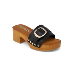 Women's Slide Buckle Clogs