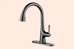 Stock image of a black Better Homes & Gardens Kitchen Faucet