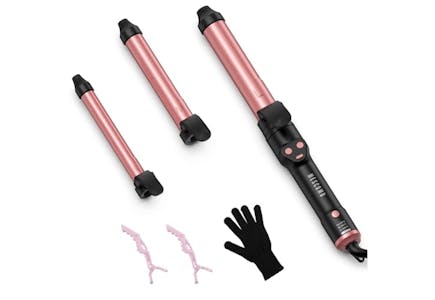 Curling Iron With Glove
