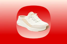 Stock photo of the Skechers Contour Foam Cozy Fit Mules (Sweet Embrace color)