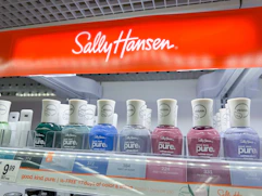 sally hansen nail polishes on walgreens shelf