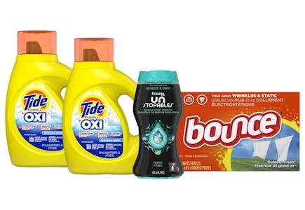 4 P&G Laundry Products