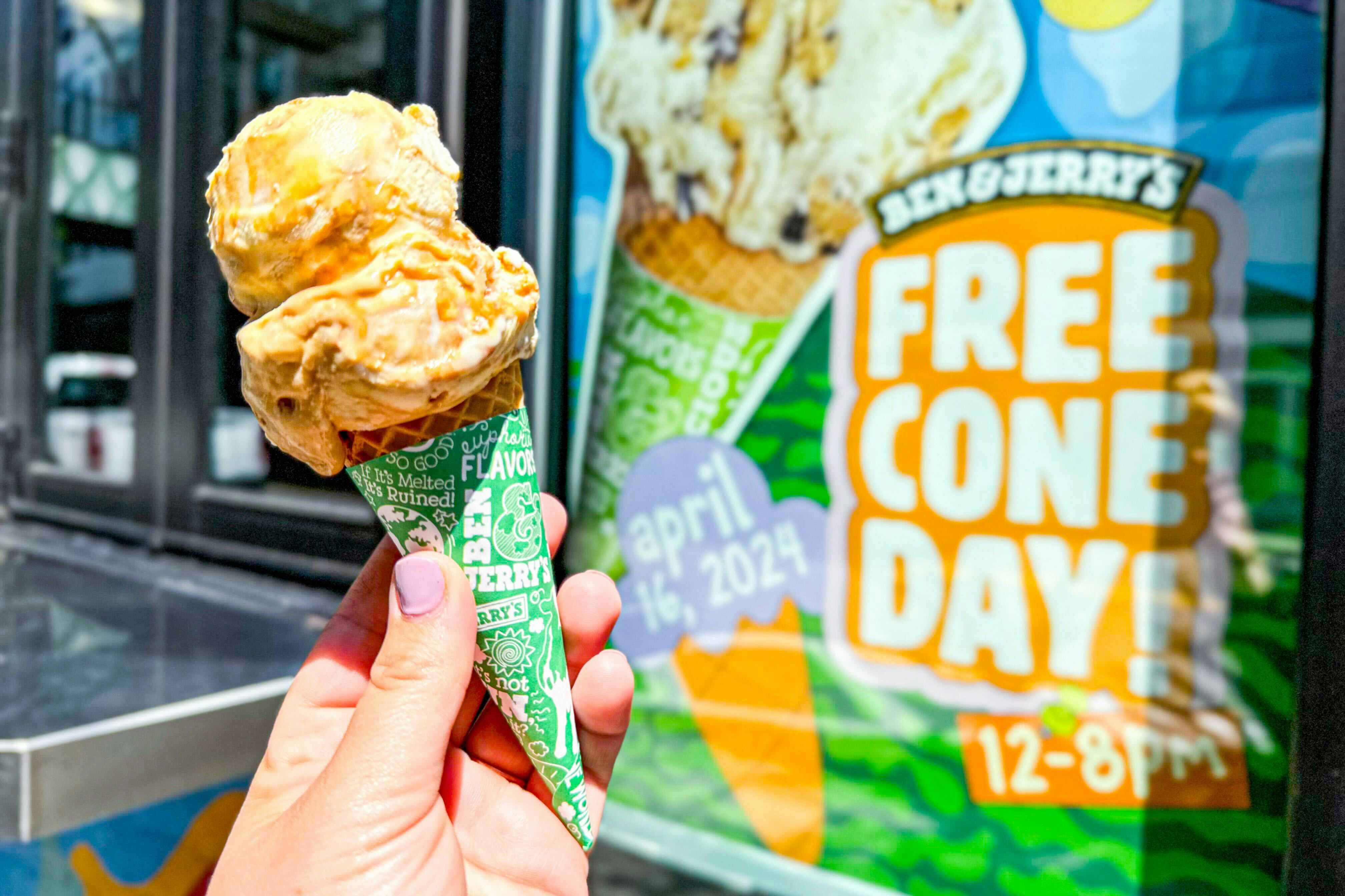 Ben & Jerry's Free Cone Day Is TODAY, April 16 (Noon - 8 p.m.)