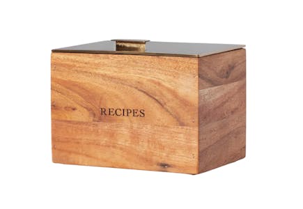 Magnolia Hearth & Hand Recipe Box