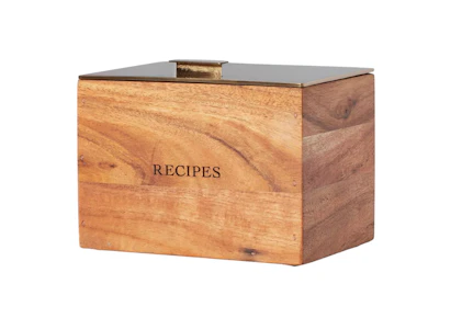 Magnolia Hearth & Hand Recipe Box