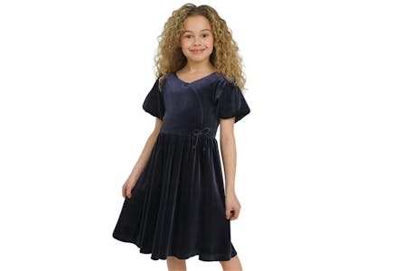 Lands' End Kids' Velour Dress