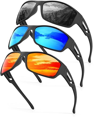 Men's Polarized Sunglasses 3-Pack