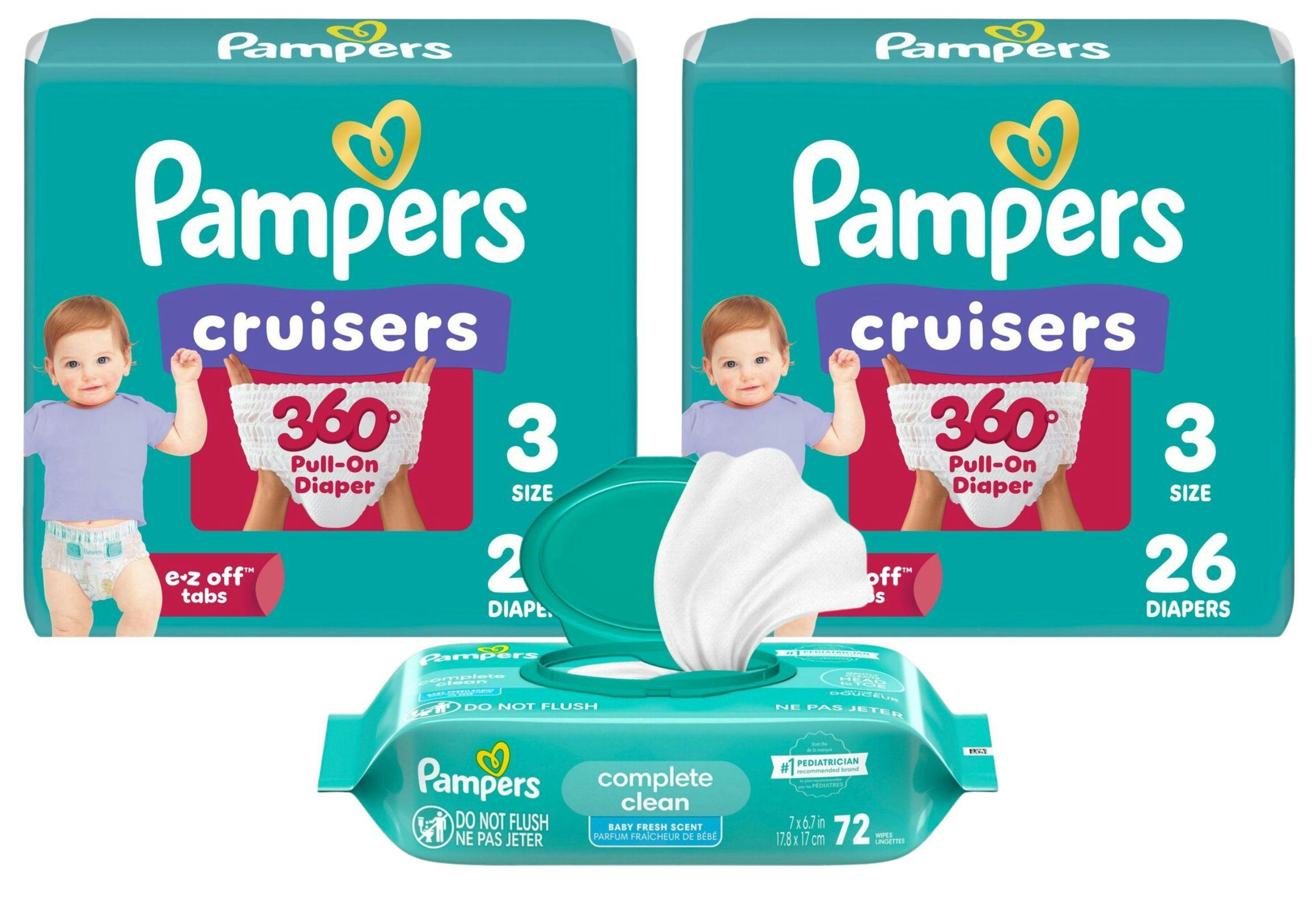 3 Pampers Products