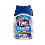 2 Tums Antacid Chewy Bites Bottles