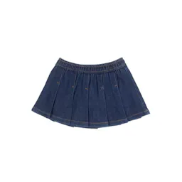 Toddler Pleated Denim Skort