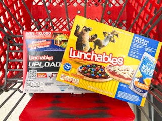 lunchables in a target cart