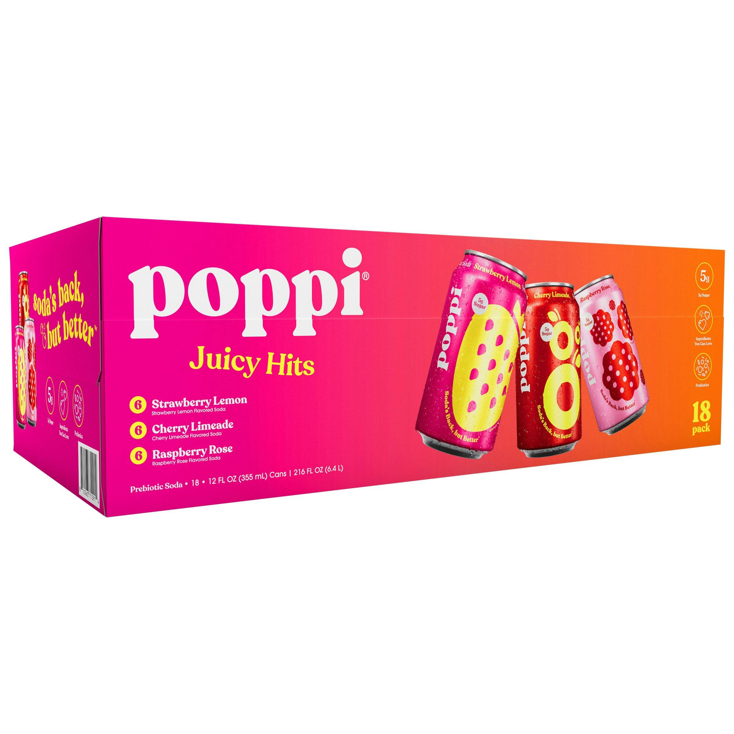 Poppi Soda 18-Pack