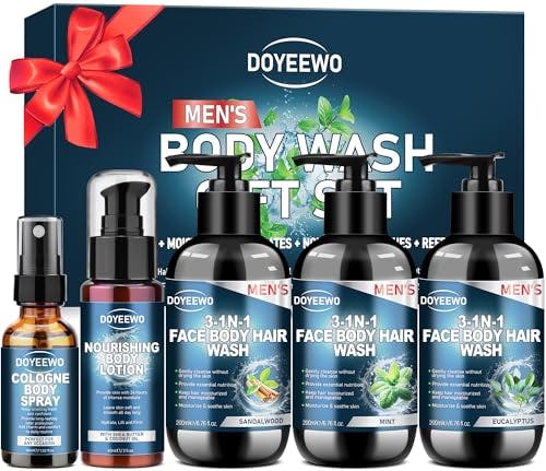Men's Body Wash Bath Gift Set