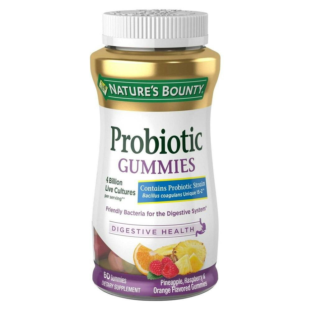 2 Nature's Bounty Probiotic Gummies