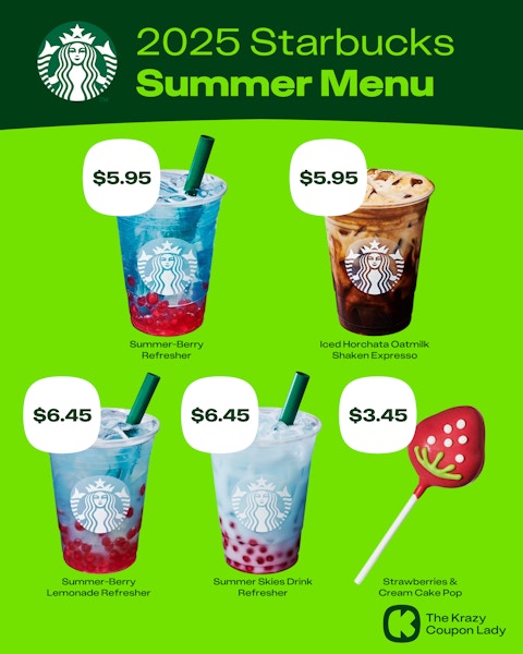 2025 Starbucks Summer Menu