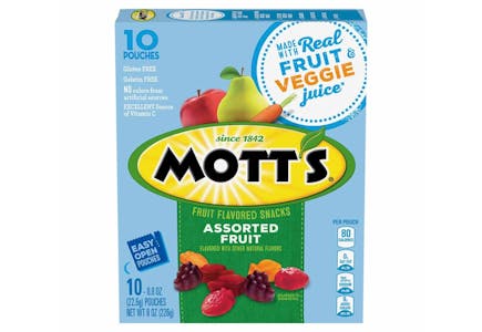 3 Mott's Fruit Snacks Boxes