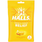 2 HALLS Cough Drop Bags