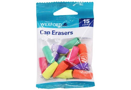 2 Wexford Cap Eraser Packs