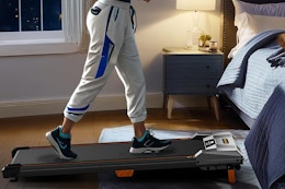 Portable Walking Pad, $100 on Amazon card image
