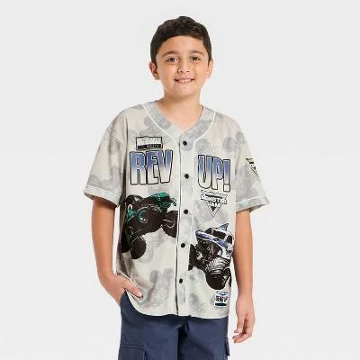 Kids' Monster Jam Baseball Jersey