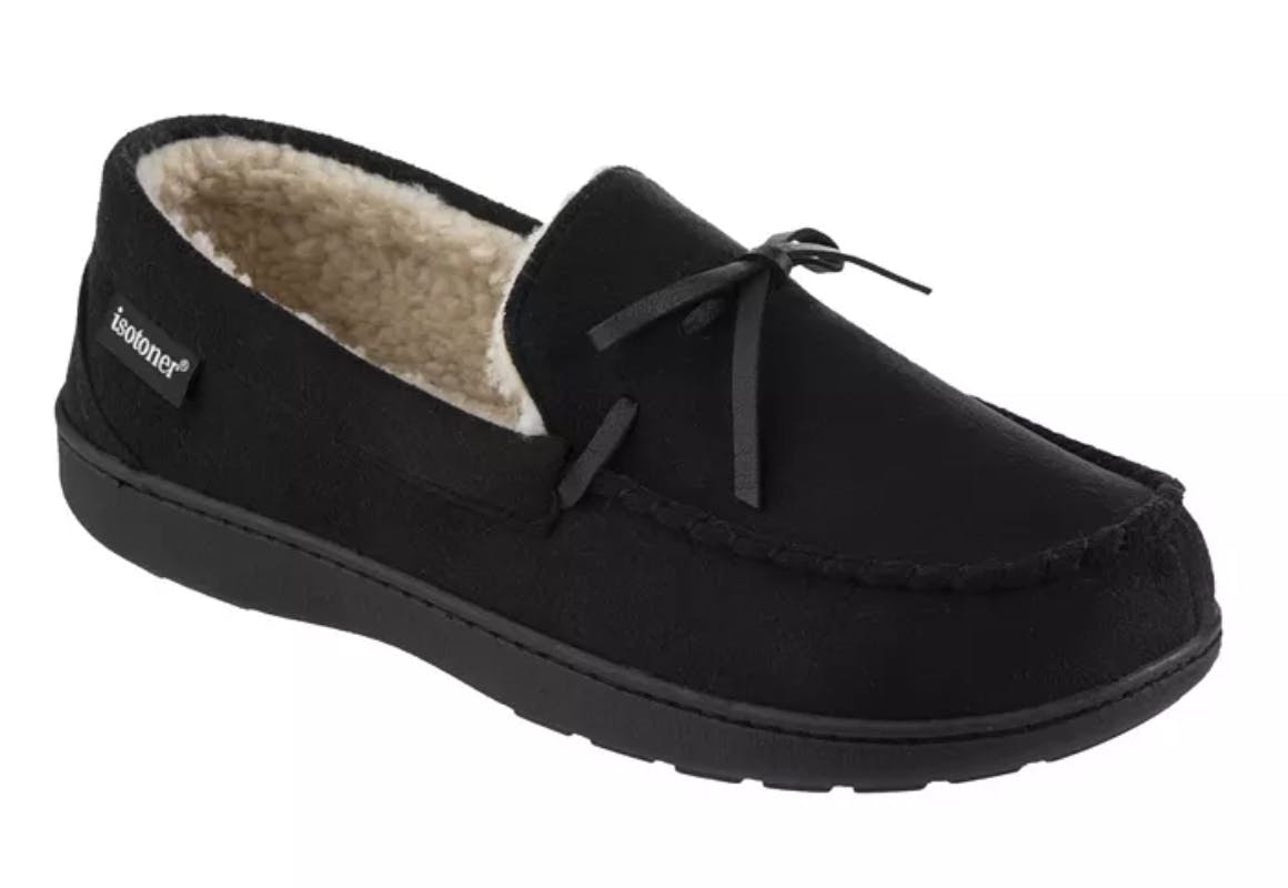 Isotoner Men’s Memory Foam Slippers