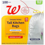 Walgreens Tall Kitchen Trash Bags