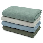 Muslin Swaddle Blankets 4-Pack