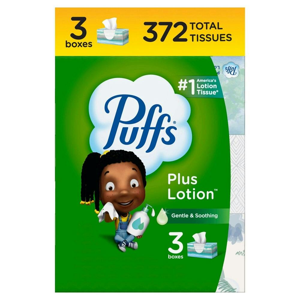 Puffs Tissues 3-Pack