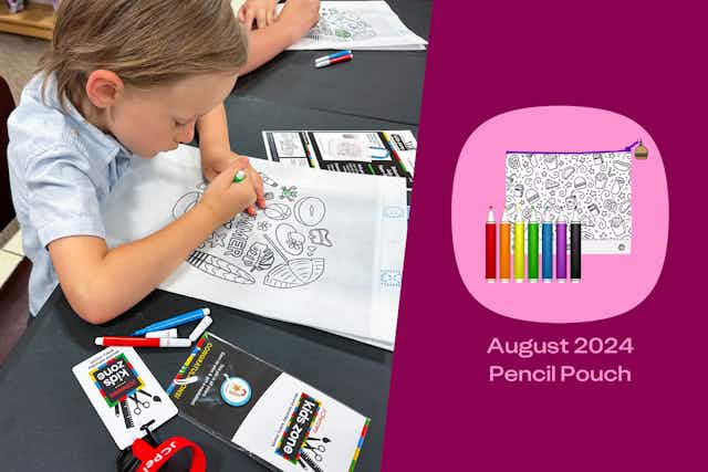 JCPenney Kids Zone Event on Saturday, Aug. 10: FREE Pencil Pouch card image