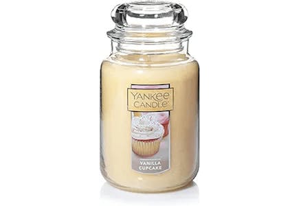 2 Yankee Vanilla Cupcake Candles