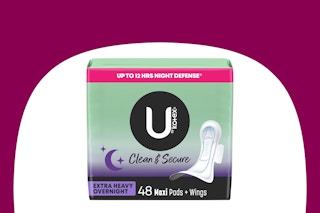 U by Kotex Overnight Maxi Pads on KCL template