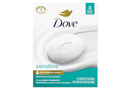 2 Dove Beauty Bar Soap 8-Packs