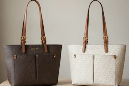 a michael kors tote bag