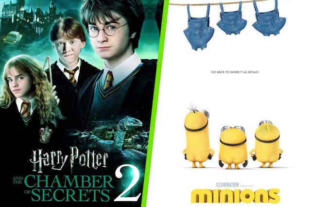 Regal Saturday Morning $2 Kids' Flicks: Harry Potter and Minions card image