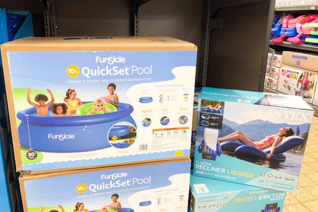 Aldi Summer Finds: 10x30 Pool for $49.99, $19.99 Giant Pool Noodle and More card image