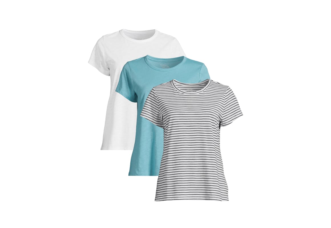 Time and Tru Women's Crewneck Tees