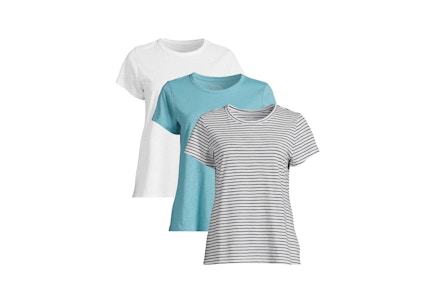 Time and Tru Women's Crewneck Tees