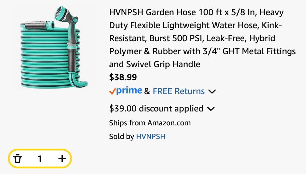 garden hose