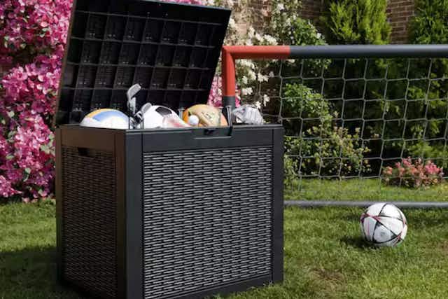 31-Gallon Deck Box, Only $25 at Home Depot card image