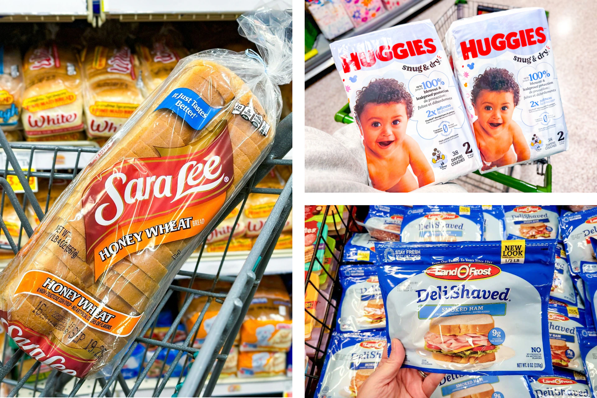 Top BOGO Free Groceries: Lunch Meat, Bread, Salad Dressing, Diapers, More