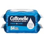 2 Cottonelle Wipe Packs