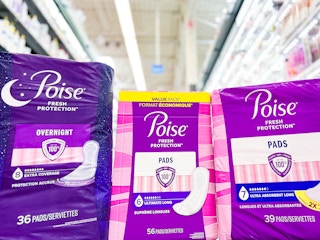 poise pads walmart