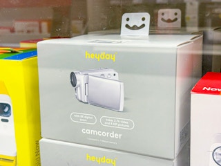 heyday camcorder on target shelf