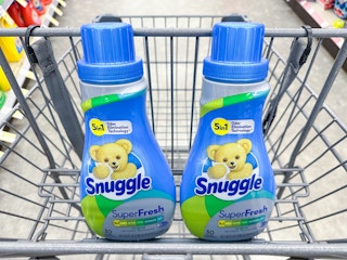 snuggle fabric softener in walgreens cart