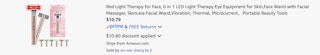 Amazon Facial Red Light Therapy Wand 2025