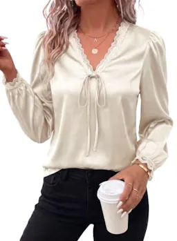 Women's Eyelet Lace Top