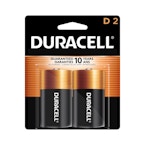 2 Duracell D Battery Packs