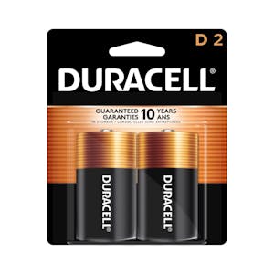 2 Duracell D Battery Packs